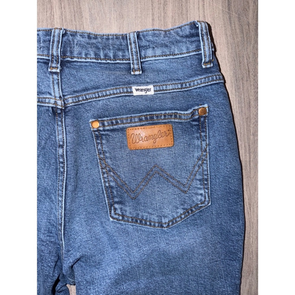 Wrangler Westward High Rise Bootcut Jeans Blue Denim 29 10WIHRBFN Y5 - Picture 9 of 12
